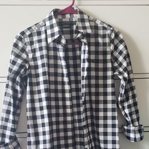 Ralph Lauren women's checkered shirt xs